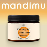 Collagene premium con acido ialuronico e vitamina C ed E (gusto arancia)