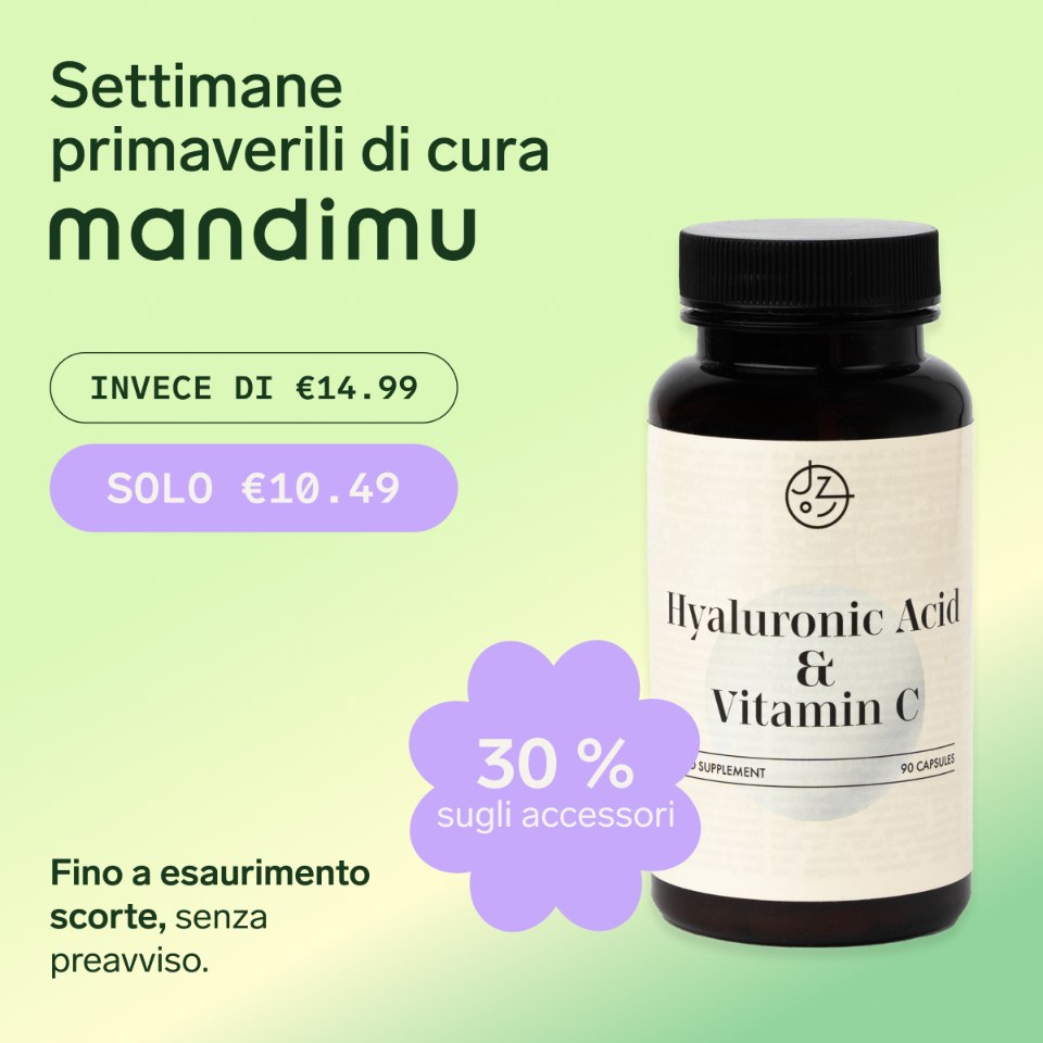 Acido ialuronico con vitamina C – 90 capsule