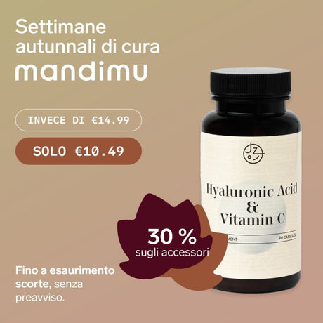 Acido ialuronico con vitamina C – 90 capsule