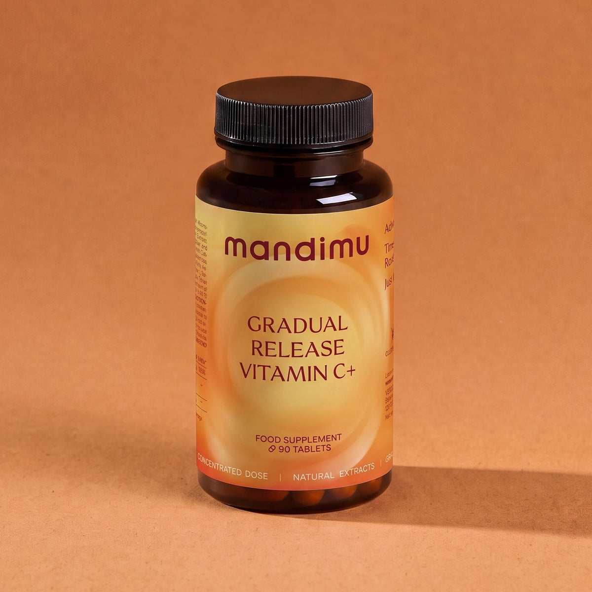 Vitamina C a rilascio graduale + cinorrodo - 90 compresse