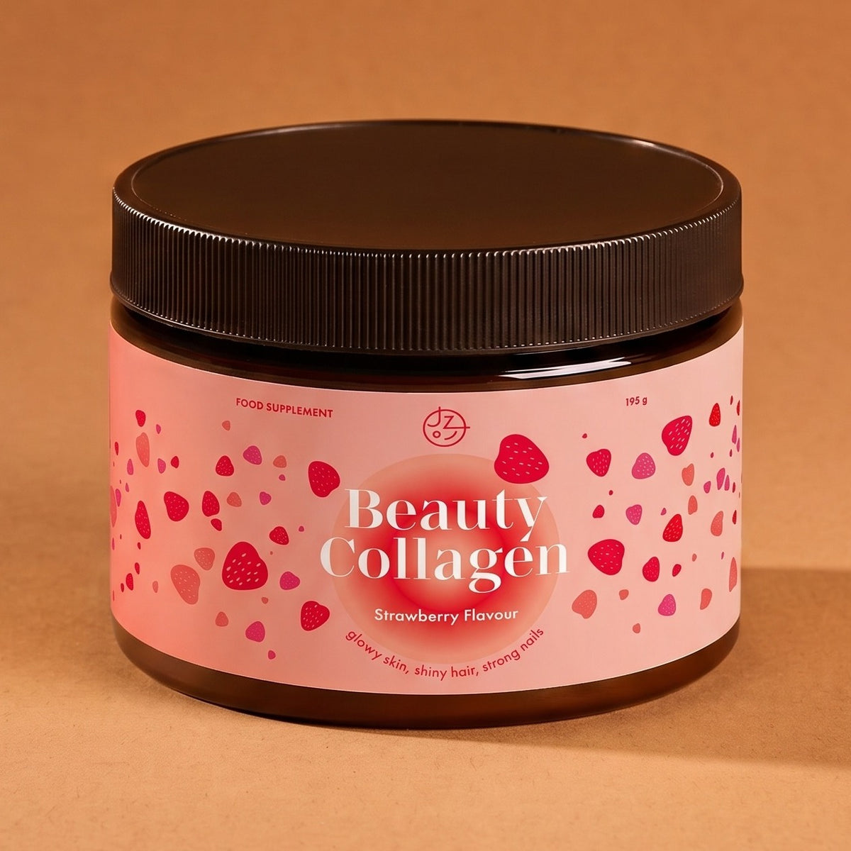 Collagene premium con acido ialuronico, vit. C e 8 sostanze per splendidi capelli, unghie, pelle (gusto fragola) 🍓