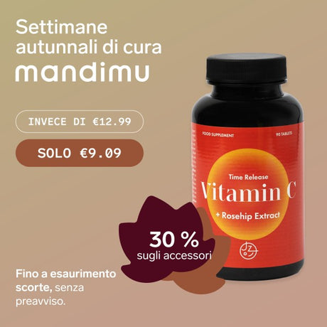 Vitamina C a rilascio graduale + cinorrodo - 90 compresse