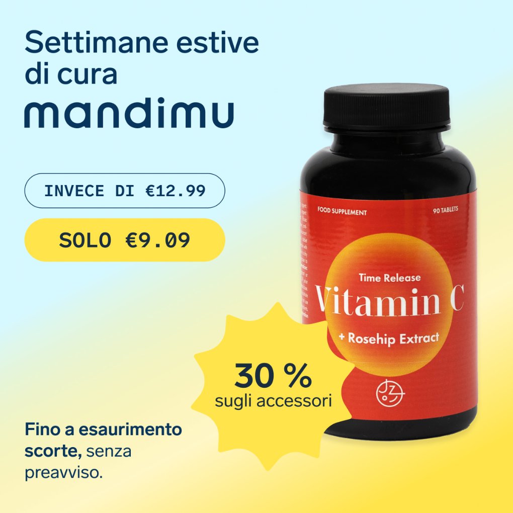 Vitamina C a rilascio graduale + cinorrodo - 90 compresse